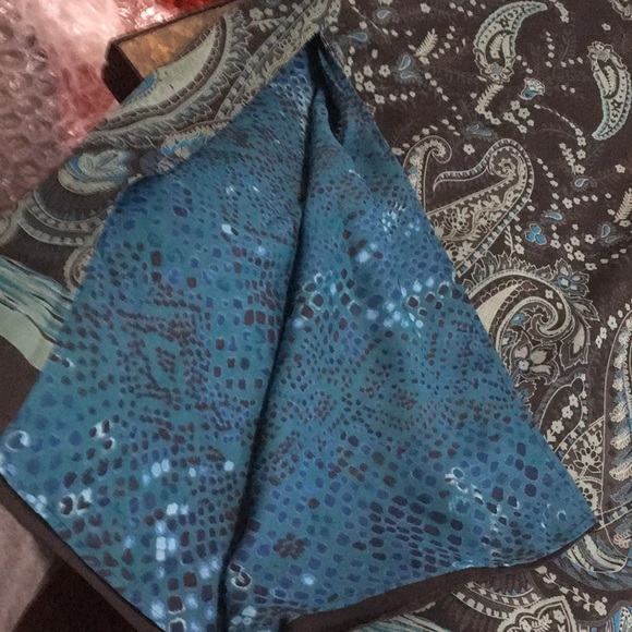 K Studio Black large paisley pattern skirt - Picture 8 of 10